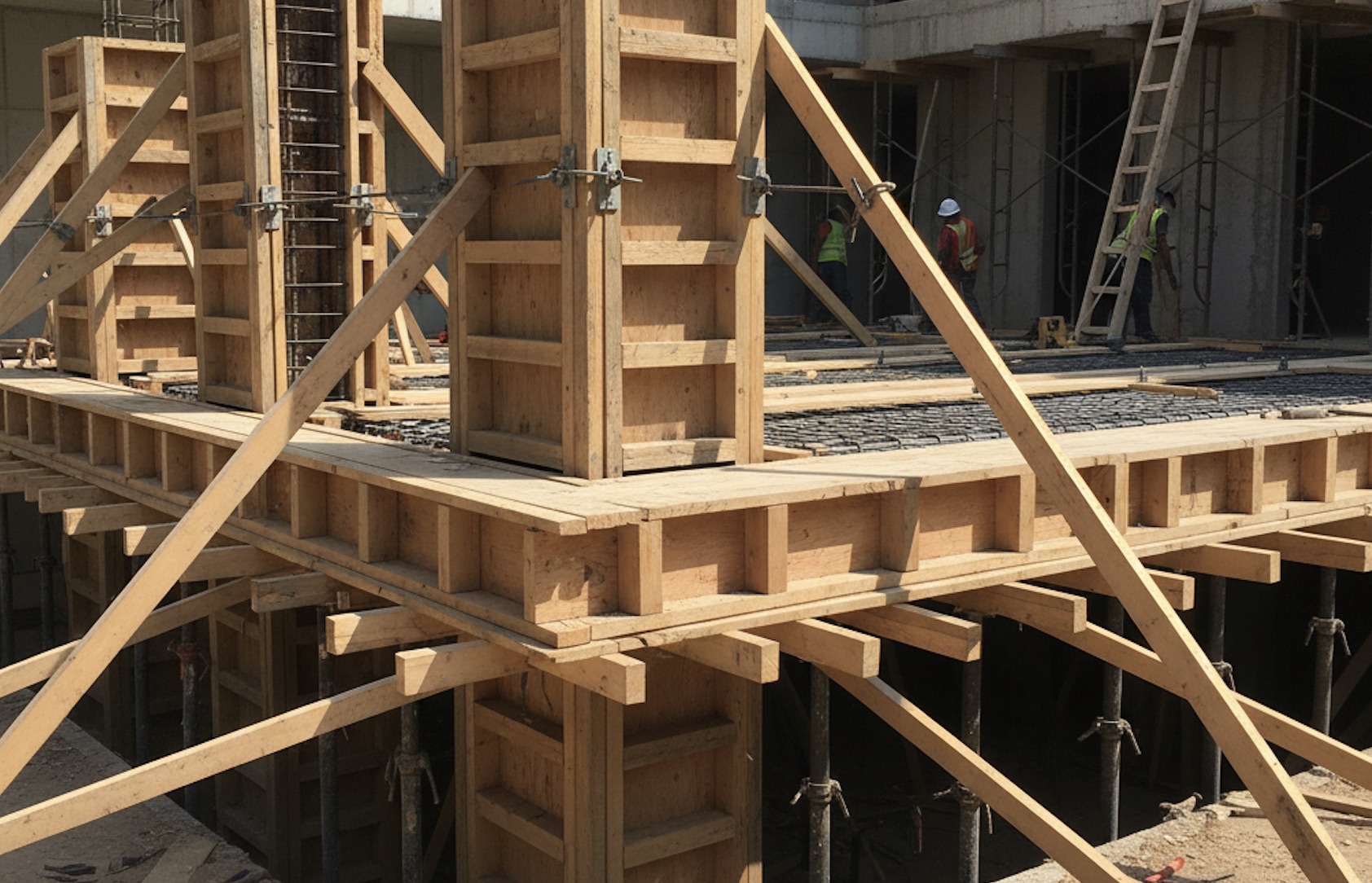 Contoh Gambar Bekisting Kayu