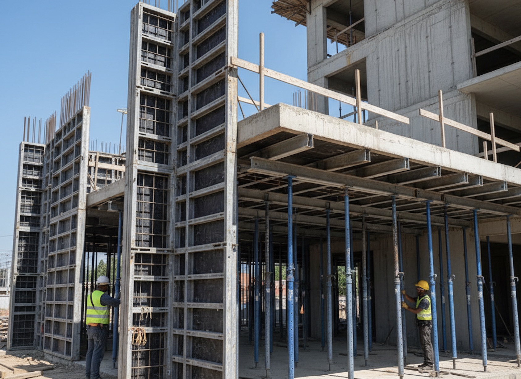 Contoh Gambar Bekisting Baja