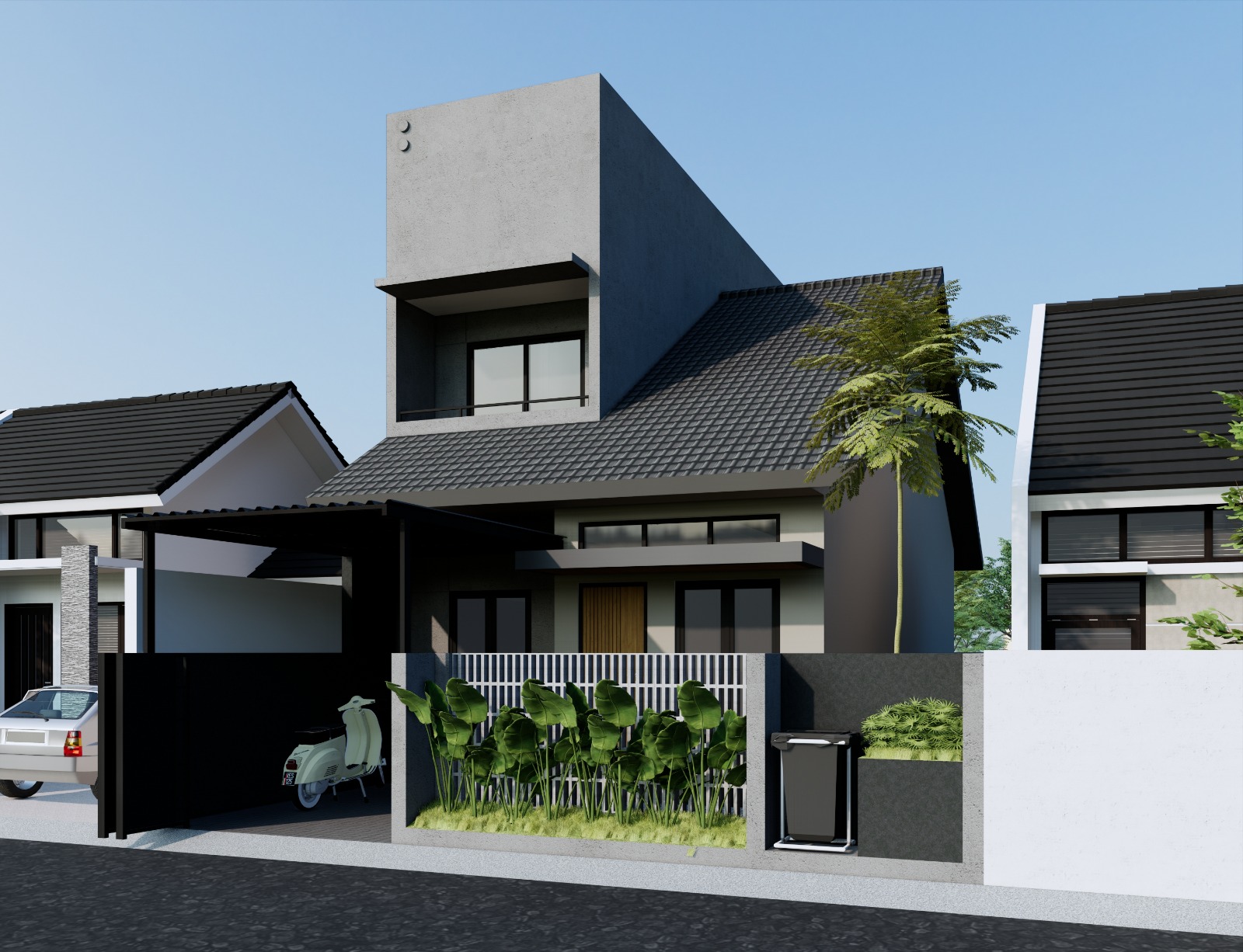 Industrial Brutalism House - Mr. L