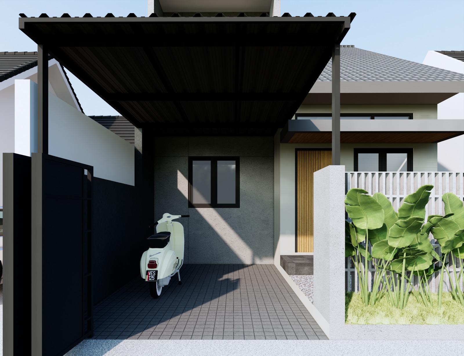 Industrial Brutalism House - Mr. L