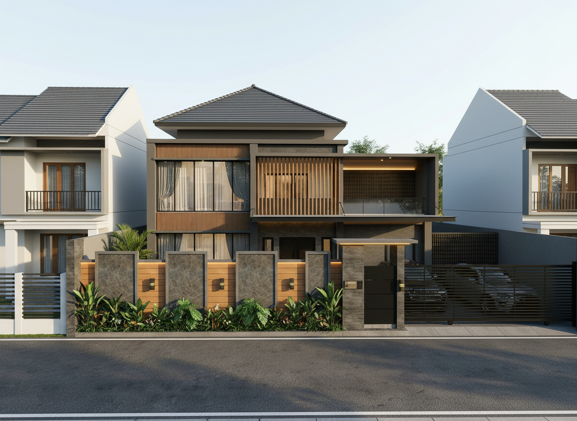 Desain Rumah Modern Tropis