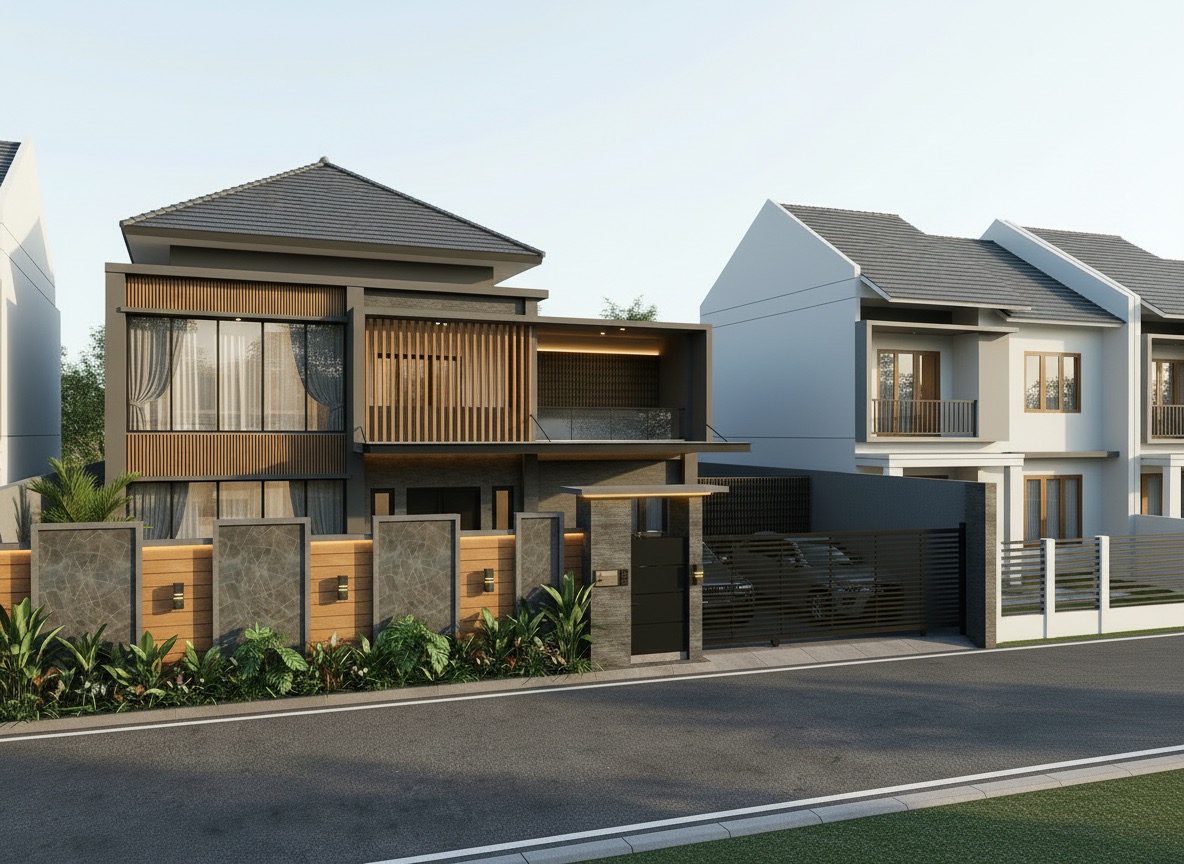 Desain Rumah Modern Tropis