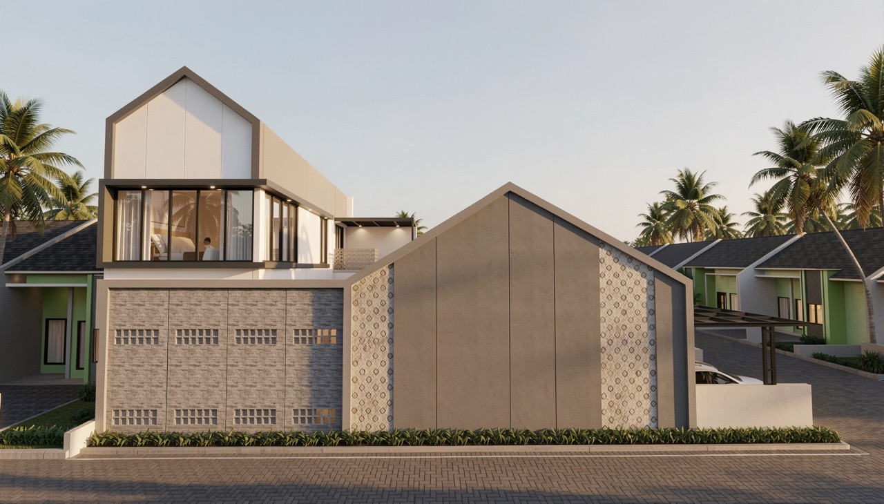 Desain Rumah Modern Tropis - Mr. B