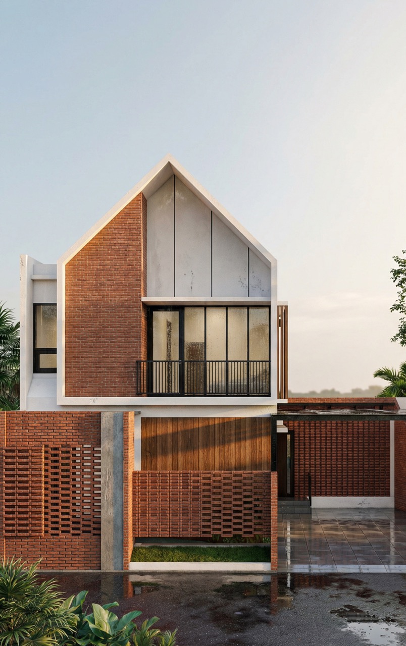 Desain Rumah Scandinavian Industrial di Jogja