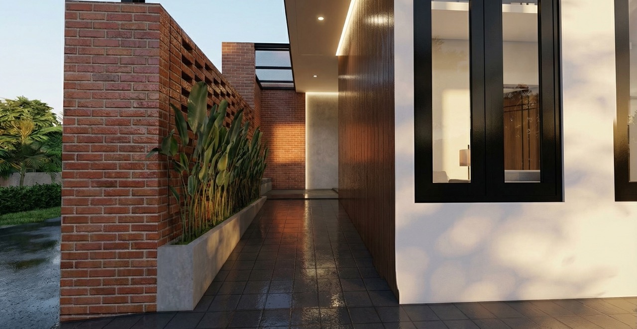 Desain Rumah Scandinavian Industrial di Jogja
