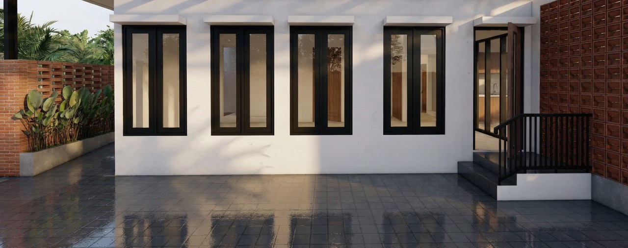 Desain Rumah Scandinavian Industrial di Jogja
