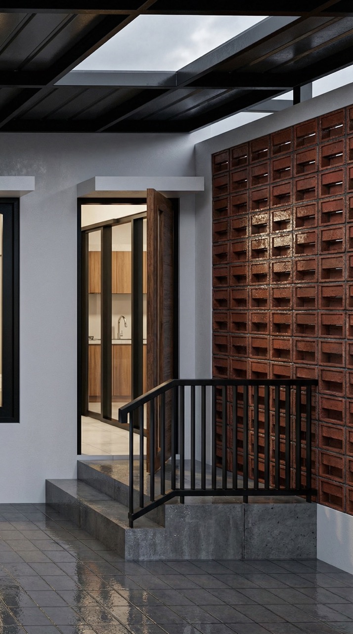 Desain Rumah Scandinavian Industrial di Jogja