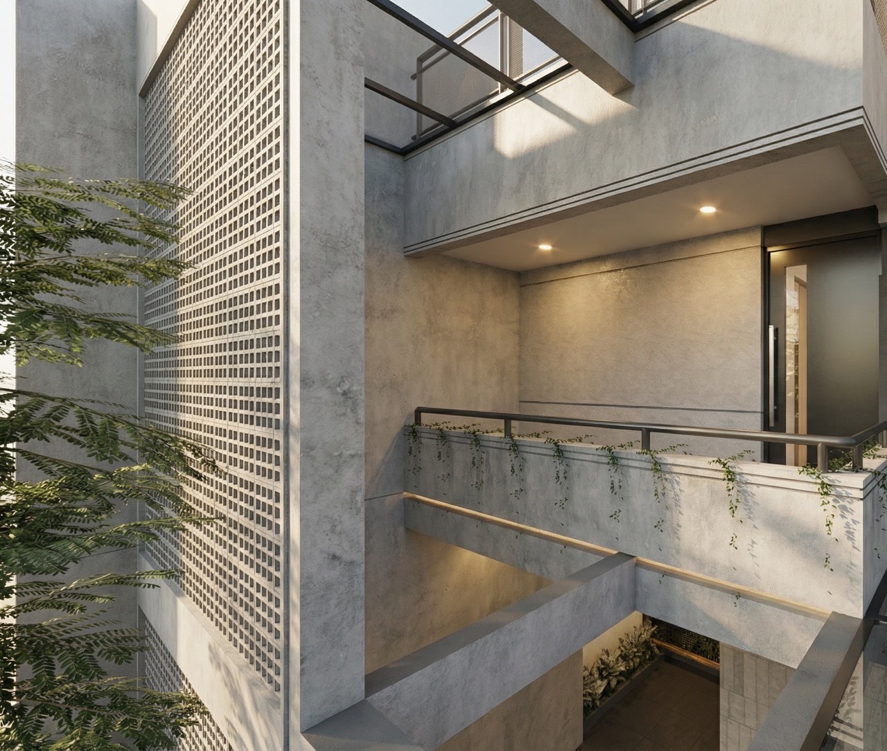 Rumah Modern Brutalism