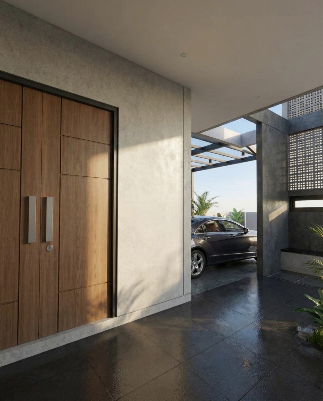 Rumah Modern Brutalism