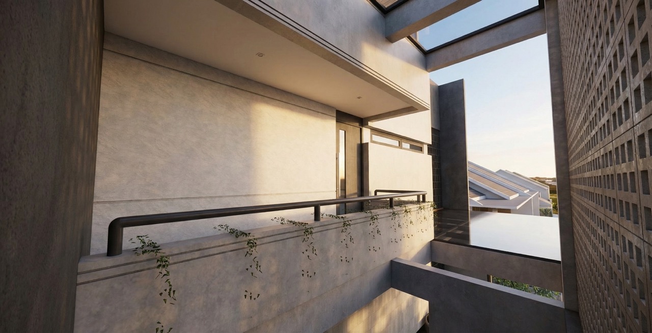 Rumah Modern Brutalism