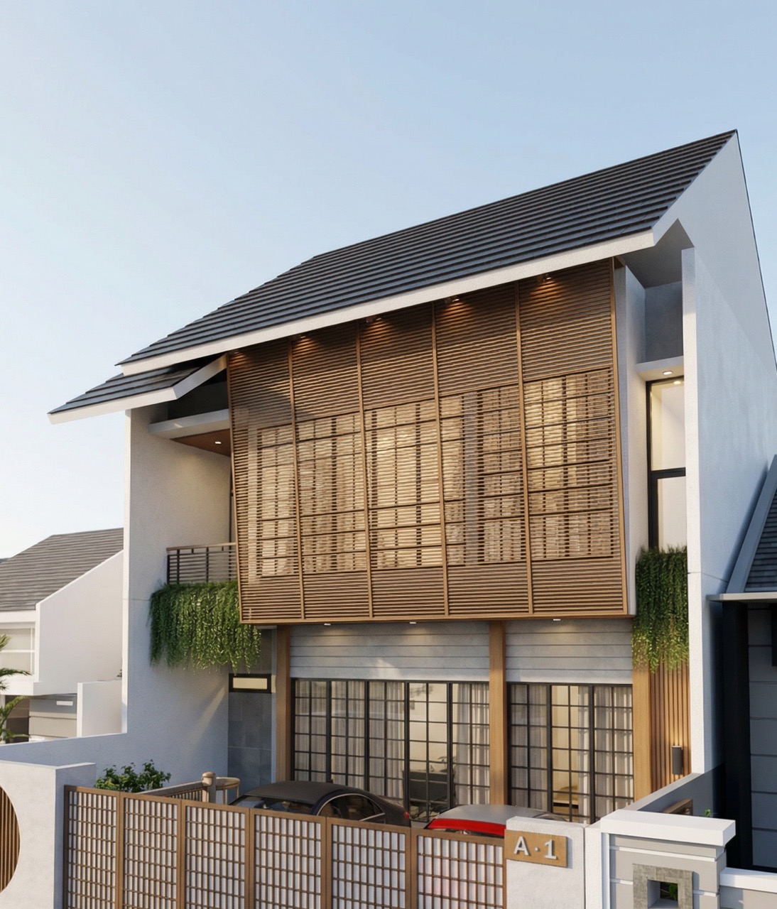 Rumah Japandi Modern